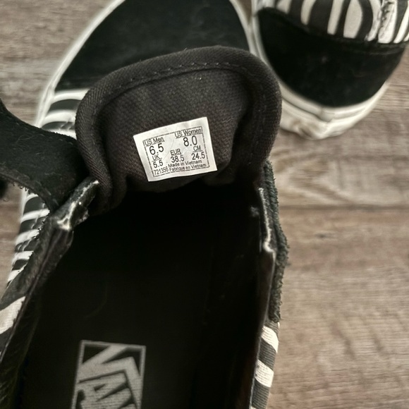 Women’s triple velcro zebra VANS - Picture 5 of 5